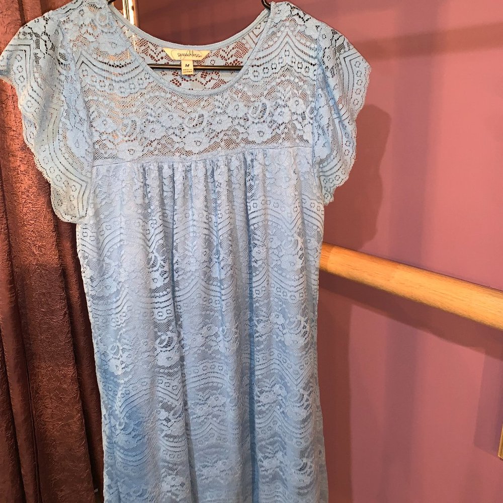 Junior Medium Light Blue Dress